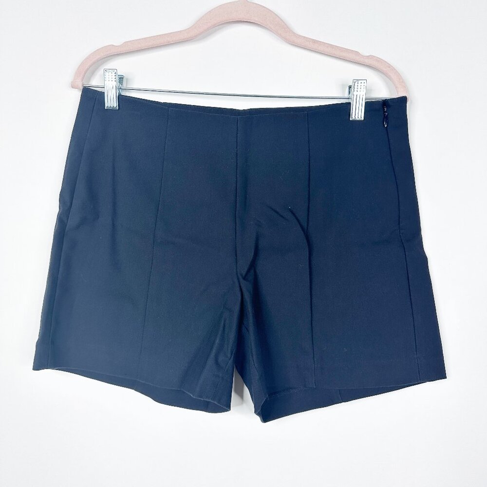 2/$30 Ecru Swift Short w Seam Details High Rise Side Zip Black 8 #A1259 - Picture 3 of 8